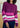 Plum and pink stripe sweater