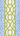 Knots and Spots Blue & Green Guest Towel