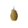 Yellow and green woven lemon basket