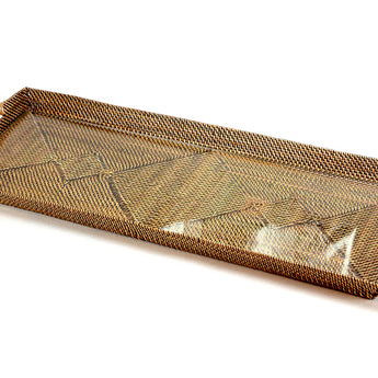 Rectangular Glass Appetizer Tray