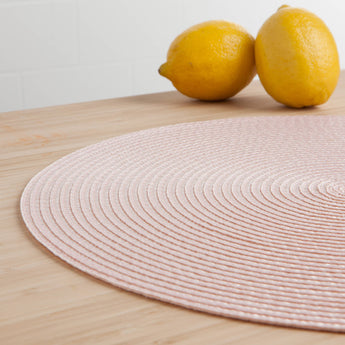 Now Designs by Danica - Disko Shell Pink Round Placemat