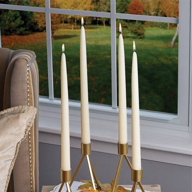 12” Hand Dipped Taper Candle | Aubergine