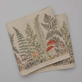 Coral & Tusk - Mushrooms and Ferns Table Runner