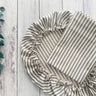 Bread Makers Set- Bowl Cover and Bread Bag | Ticking Stripes: Gray