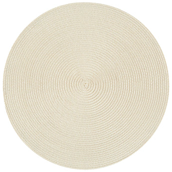 Now Designs by Danica - Disko Ivory Round Placemat