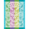 Colorful butterfly tea towel