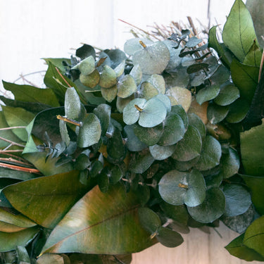 Cottage Greenery Dried Floral Wreath