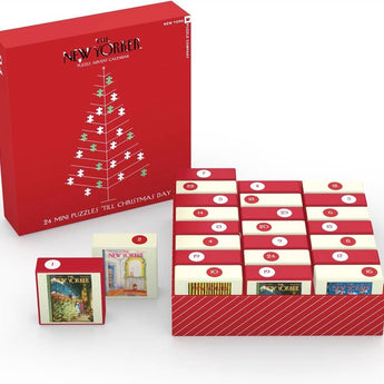 New Yorker Advent Calendar | Set of 24 Mini Puzzle