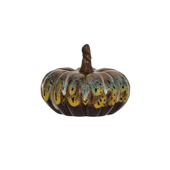 Stoneware Spooky Pumpkin