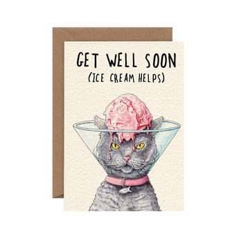 Hester & Cook - Stationery - Get Well Soon Cat