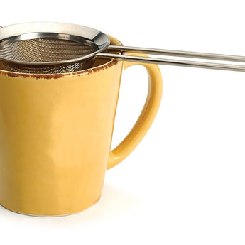 3” Mesh Stainless Steel Strainer with two handles As a tea strainer