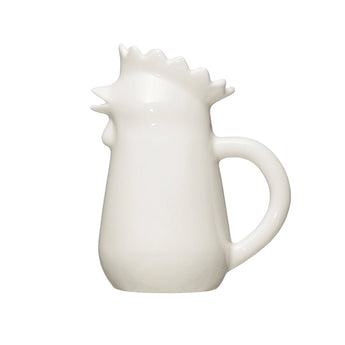 Stoneware Chicken Creamer