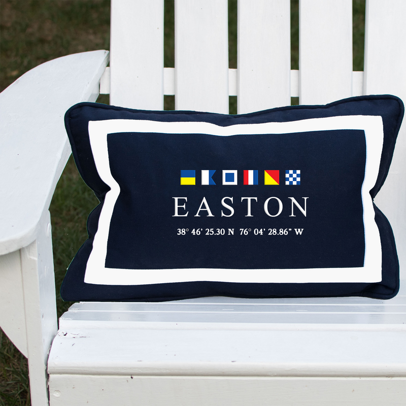 (COMING SOON) Easton Signal Flag Lumbar Pillow
