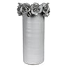 HomArt White Ceramic Rose flower vase