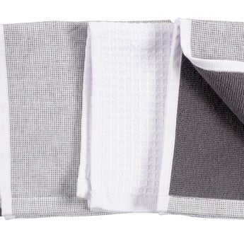 KAF Home - KAF Home Linden Reversible Terry Dish Cloth Set Of 4