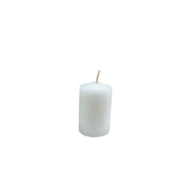 White votive candle 