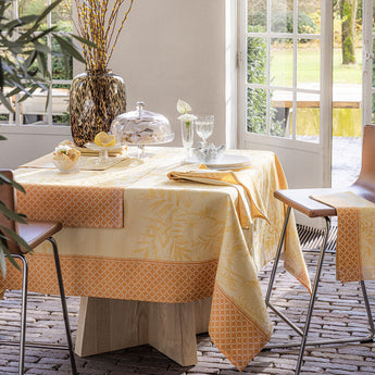 Le Jacquard Français Jardin d'Eden Yellow Collection. Avalaible at Welcome Home Annapolis.