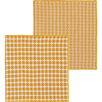 Ochre Assorted Woven Dishcloths