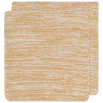 Ochre Knit Dishcloth Pack