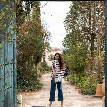 Amour Sweater with Heart Patch