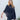 Celeste Crochet Poncho | Navy