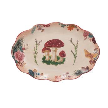 Ceramic Woodland Platter